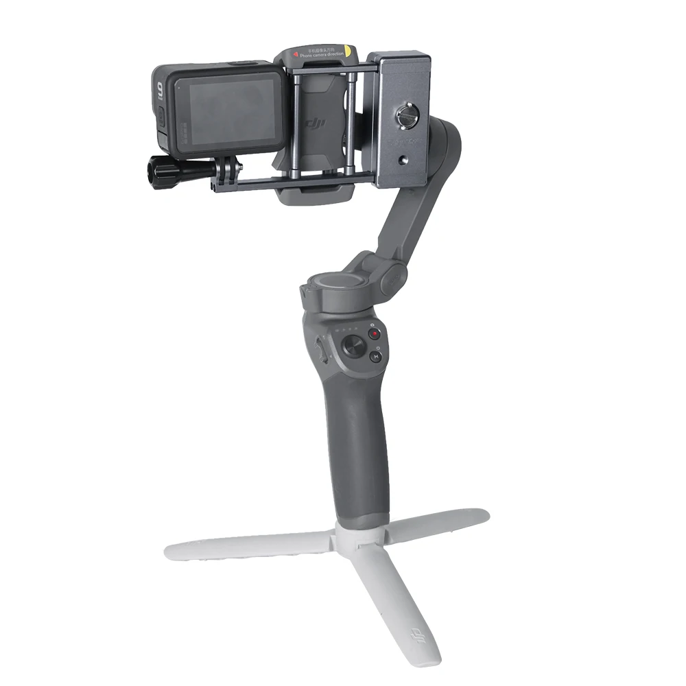 U/R Adaptateur pour DJI Om 5/Om 4/OSMO Mobile 3 Monter Plaque pour GoPro 10/9/8/Osmo Action