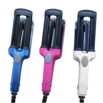 

Portable Mini Hair Curler Professional Home Hair Styling Tool Alloy Heater Curling Wand Roller Tools Hair Curler UK Plug