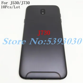 

10Pcs For Samsung Galaxy J5 2017 J530 J530F J7 2017 J730 J730F Housing Middle Frame Battery Back Cover With Power Volume Buttons
