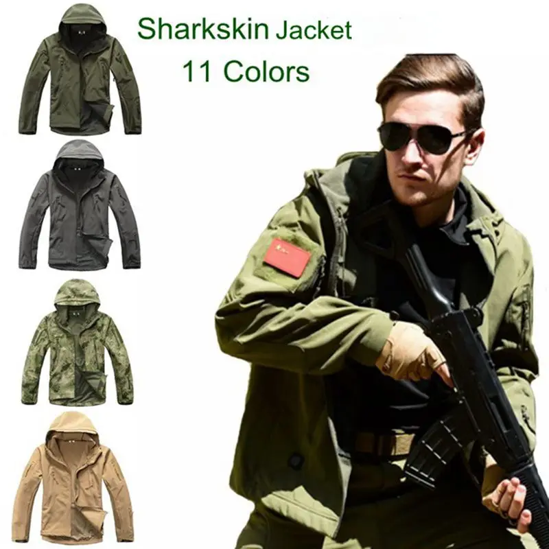 Высококачественная тактическая куртка Lurker Shark skin с мягким корпусом V 4 0