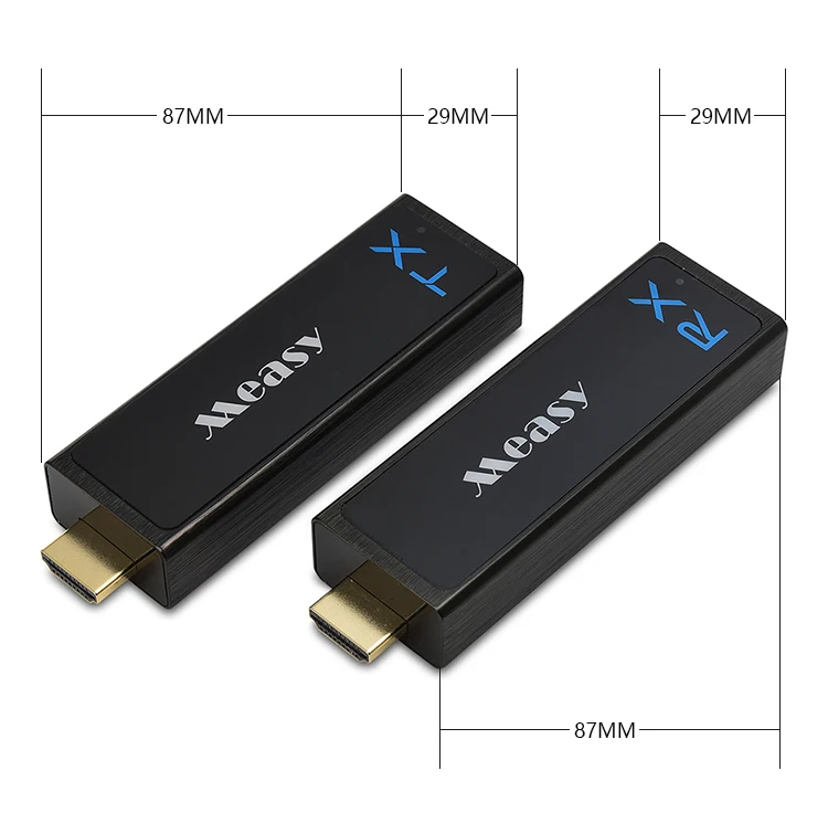 Measy беспроводной HDMI передатчик и приемник HDMI удлинитель до 30 м/100 футов поддержка 1080P 3D видео для проектора HDTV монитор