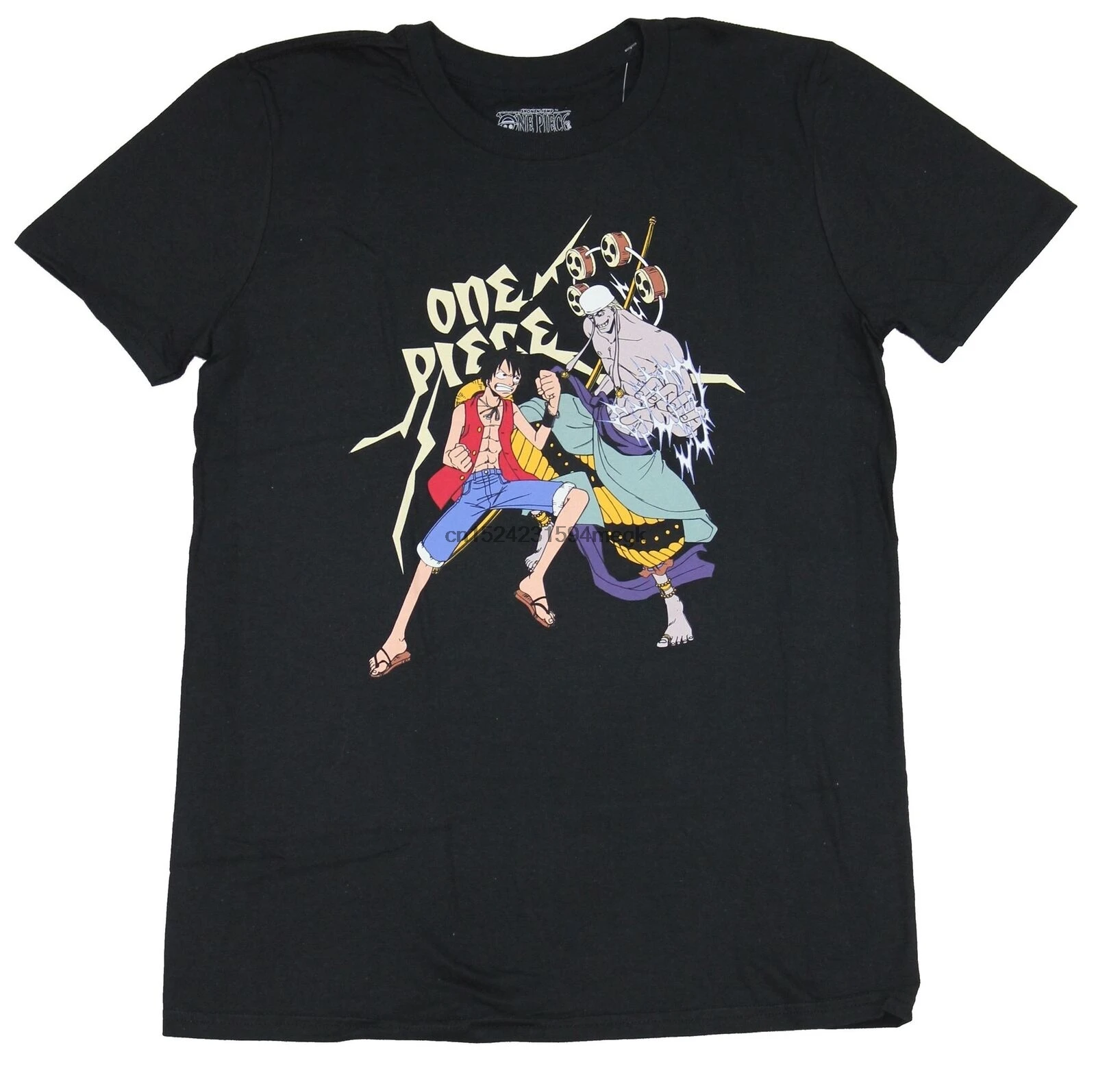 One piece Shonen Jump Мужская футболка-Луффи готов к суматохе с Enel (1) | одежда