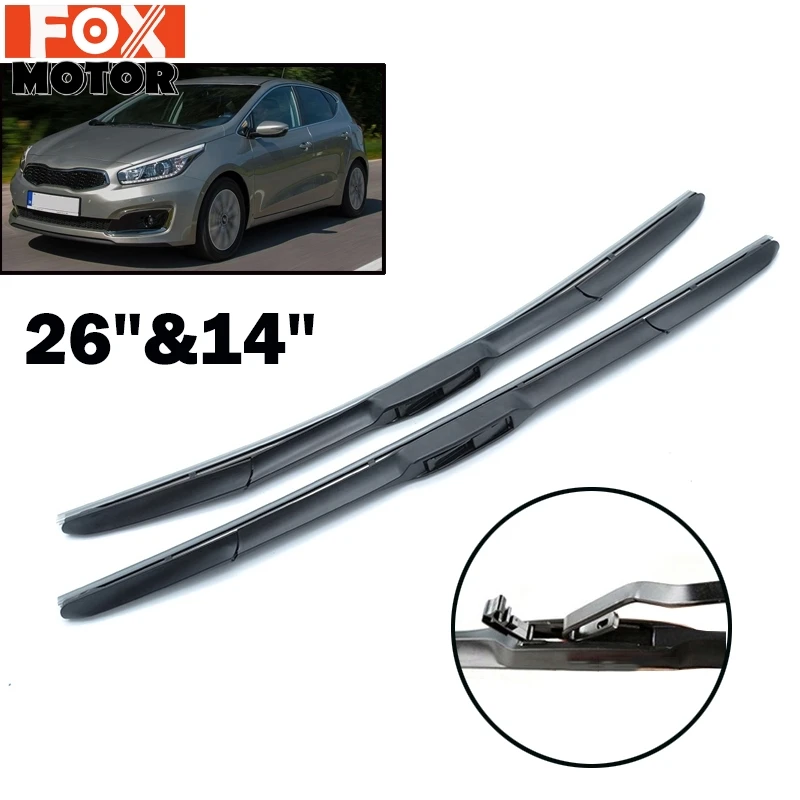 Xukey 26 ''14'' щетки стеклоочистителя для Kia Cee'D Ceed 2012 2013 стеклоочиститель переднего стекла автомобильные аксессуары
