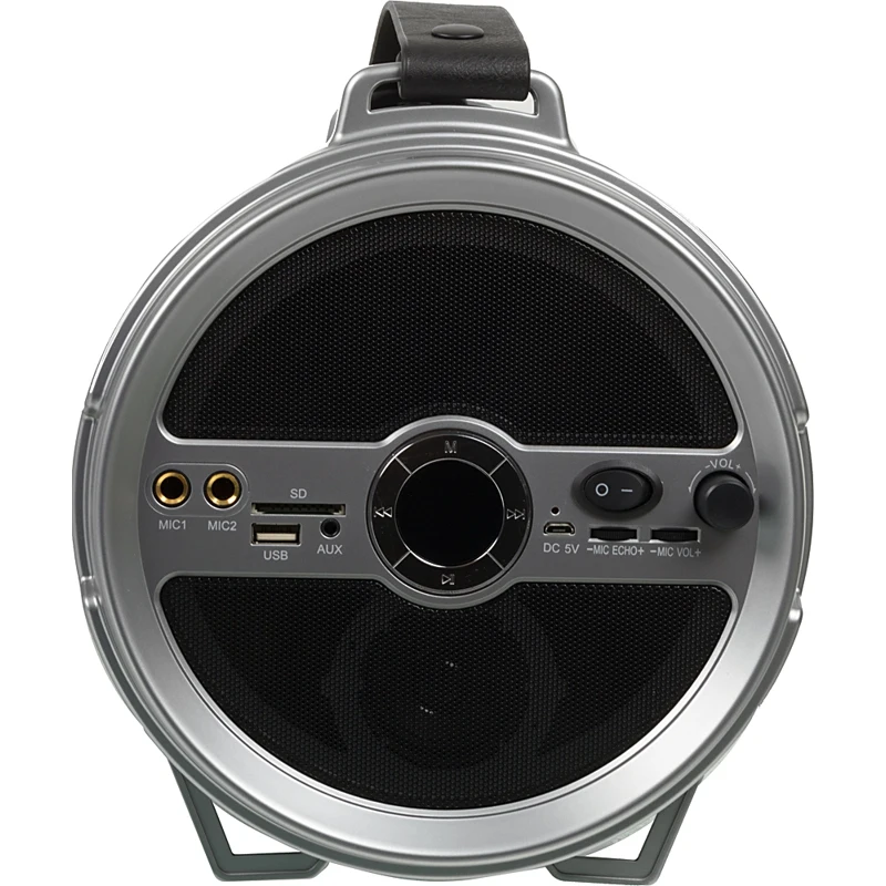 Column port. This GM-885B Black 18W 2.0/BT/3.5Jack/USB 3000mAh