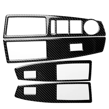 

4Pcs Carbon Fiber Window Lifter Switch Decoration Panel Cover Trim Sticker for Chevrolet Cruze 2009-2015