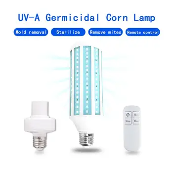 

60W UV LED Sterilizer Lamp Home Kitchen Germicidal Lamp Bulb UVA Led Corn Light Bulb Ultraviolet Disinfection Chandelier Lamp