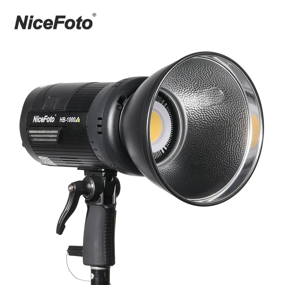Двухцветный СВЕТОДИОДНЫЙ светильник NiceFoto 3200K 6500K для видеосъемки и селфи