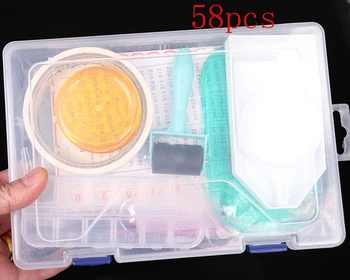 

Diamond painting accessories tools 28Lattices Storage box Glue Pen Kit Diamond embroidery Boxes Home Decoration big sale