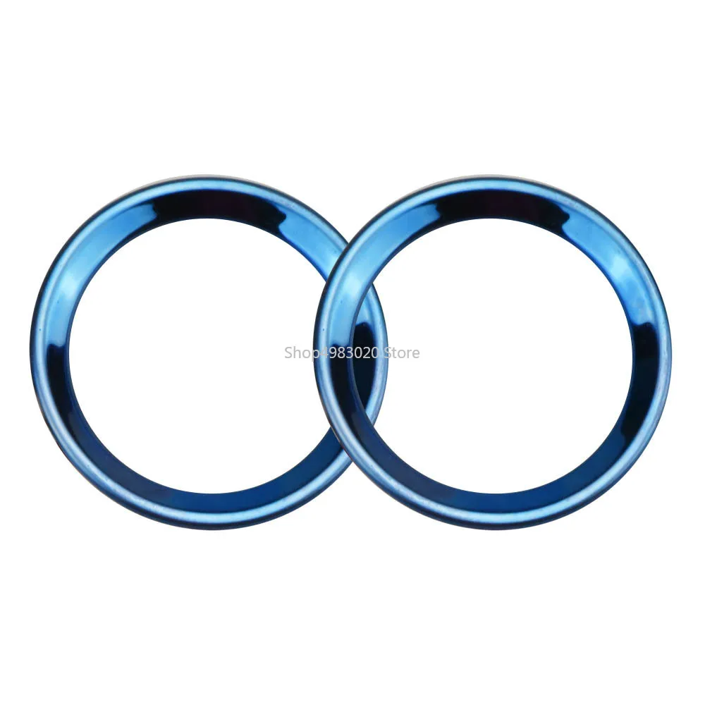 2x for Mazda CX-5 CX5 Speaker Sound Loudspeakers Ring Trim Cover Stainless Steel Interior Decoration Accessories