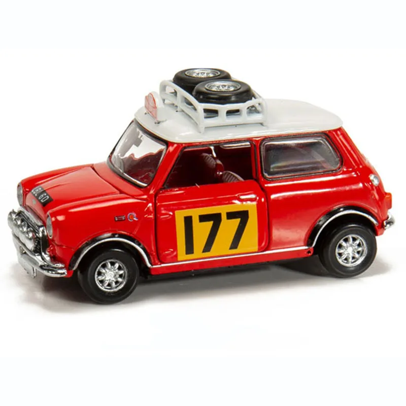 1/50 Lega Hong Kong Tiny Mini Car E Off-Road Racing Mini Fine Retro Car Diecast Toy Collection Modello Decorazione Della Casa