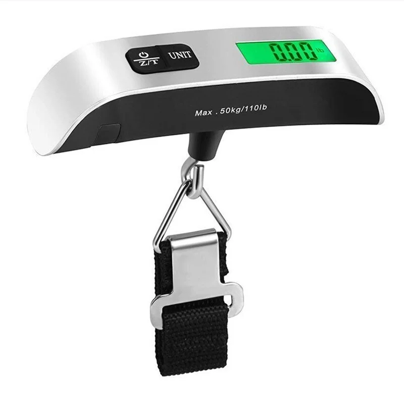 

LCD Digital Electronic Luggage Scale Portable Suitcase Scale Handled Travel Bag Weighting Fish Hook Hanging Scale Good
