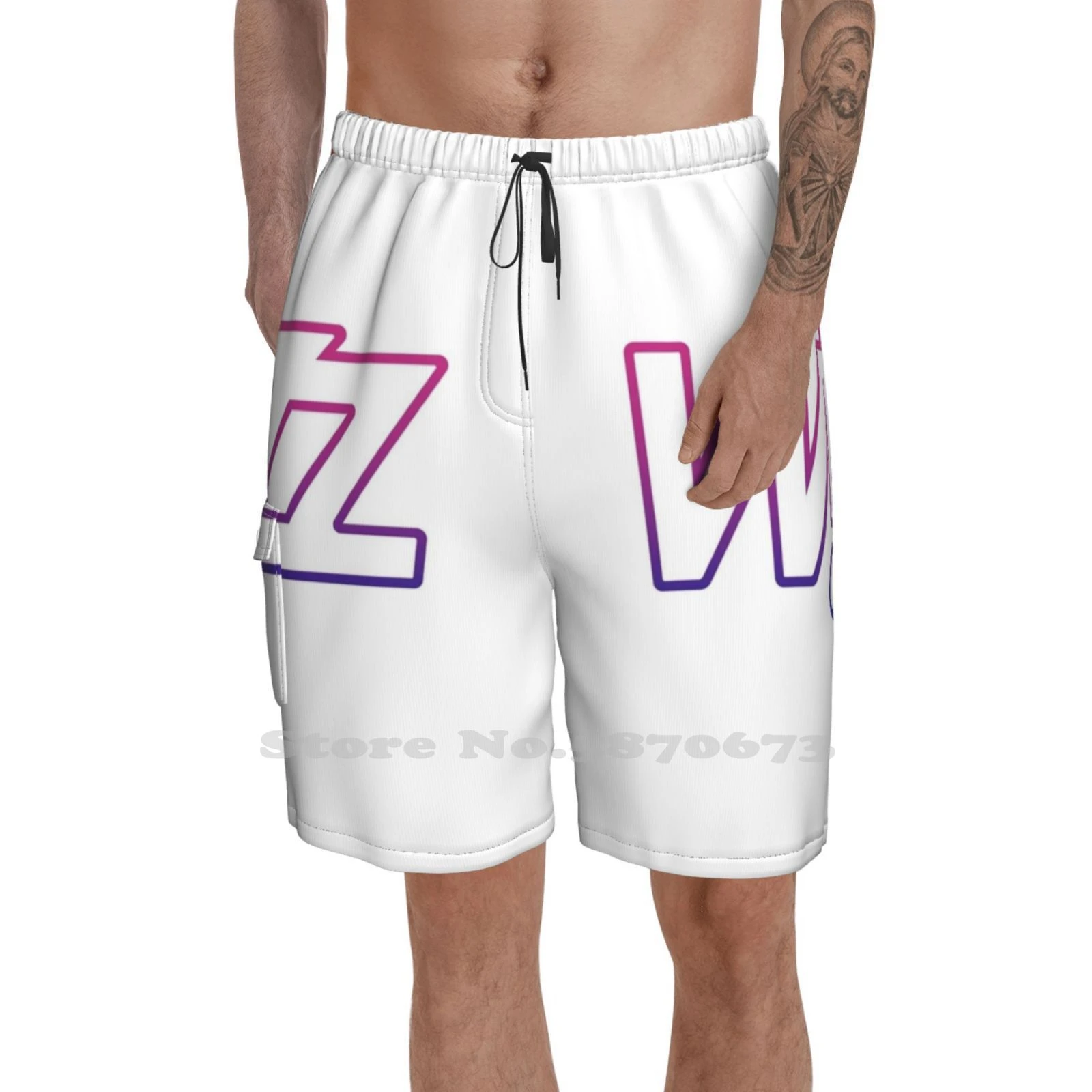 Wizz pantalones cortos para hombre, Shorts de playa con logotipo de aire blanco, Easy Jet, británica Airways, Lufthansa Air Air Canadá Aegean Air|Pantalones cortos de surf| - AliExpress