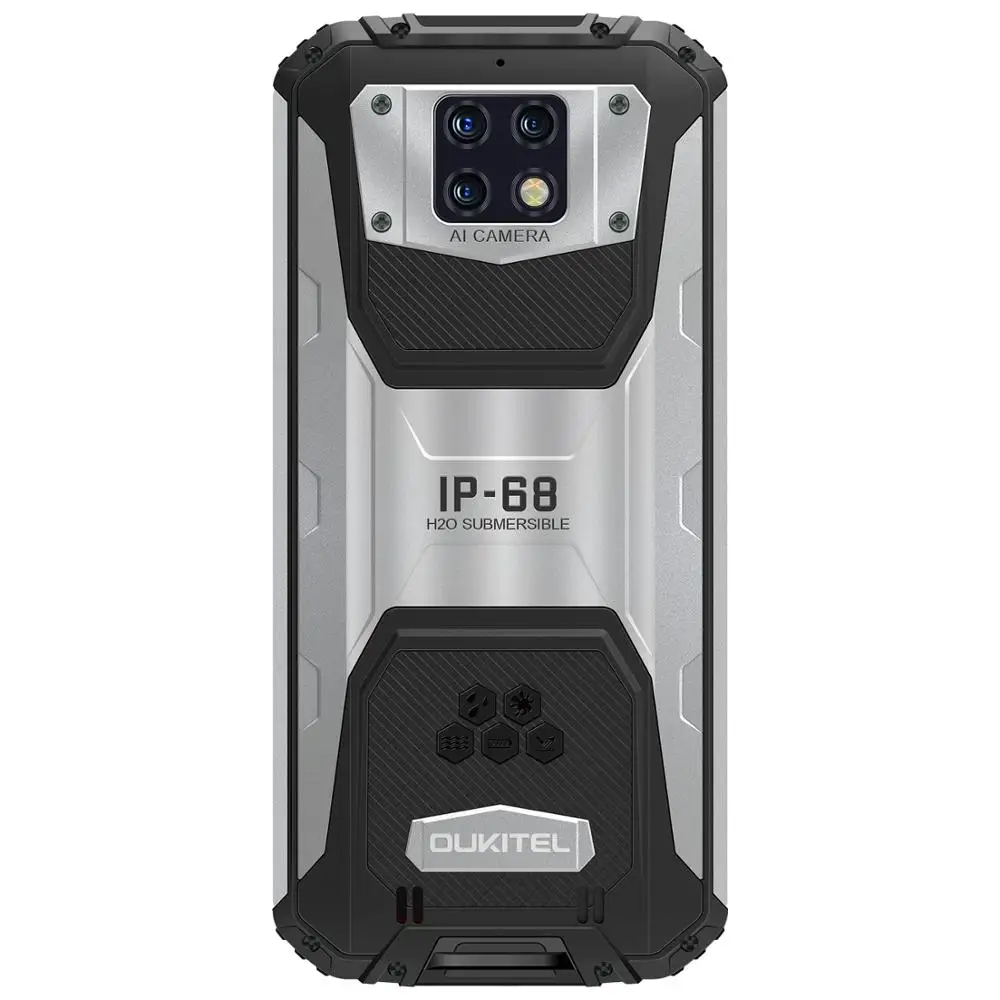 Rugged Waterproof Smartphone OUKITEL WP6 Ip68 Octa Core 6GB 128GB Mobile Phone 9V/2A 10000mAh Battery 48MP Triple Camera