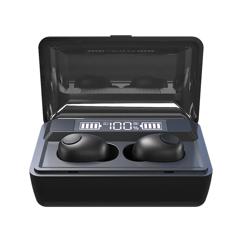 Ouhaobin Bluetooth Headset 5.0 In-Ear Wireless Earphones Stereo Earbuds Sports LED With Mic | Электроника