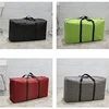 Unisex Large Capacity Folding Duffle Bag Travel Clothes Storage Bags Zipper Oxford Weekend Bag Thin Portable Moving Luggage Bag 5