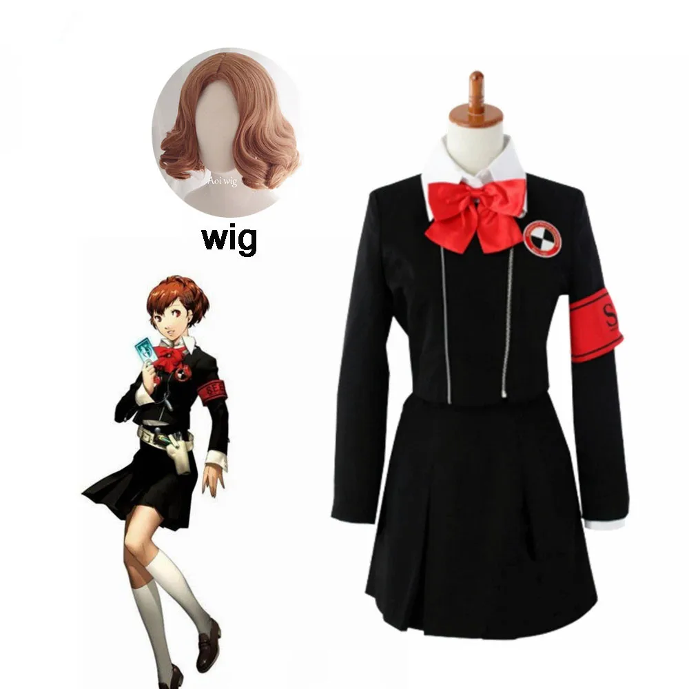 NEW-Shin-Megami-Tensei-Persona-3-Mitsuru-Kirijo-Chihiro-Fushimi-female-school-uniform-Cosplay-Costume-Halloween (6)_副本