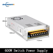 CNC 600 Вт импульсный источник питания 12.5A DC 48 В Источник Регулируемый адаптер питания Входное напряжение AC110V/220 V для граверного станка