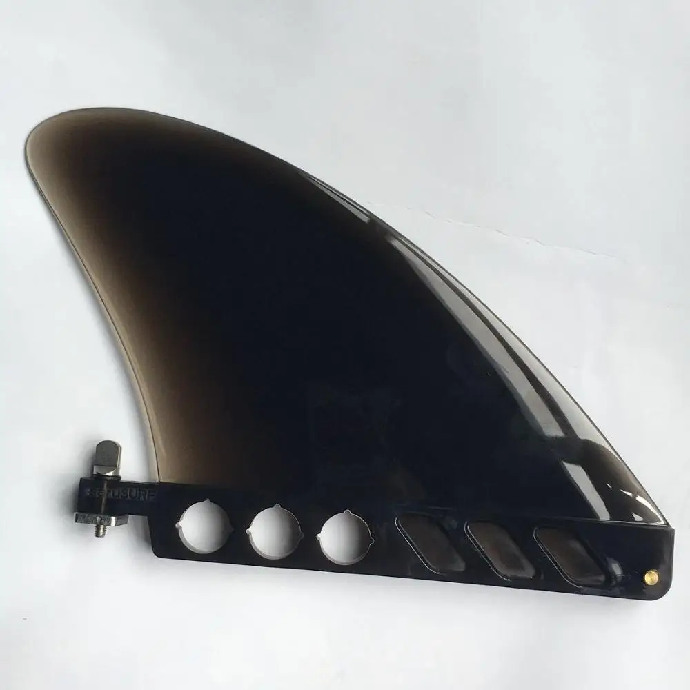 4.6 inch soft flex fin with screw white water fin