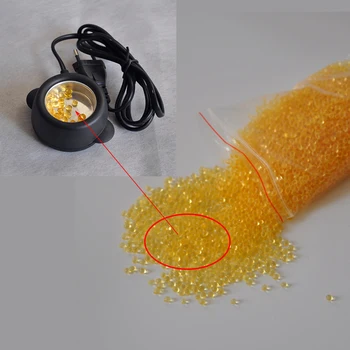 

100gram Transparent Yellow Keratin Glue Pellets for Fusion Hair Tools Hair Extension Fusion Tips Hotmelt Hot Pot