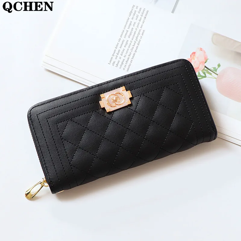 Coin Purses Money-Bag Clutch Hand-Credit-Card-Holder Tri-Fold Wallet Women 762 Long Luxury Brand