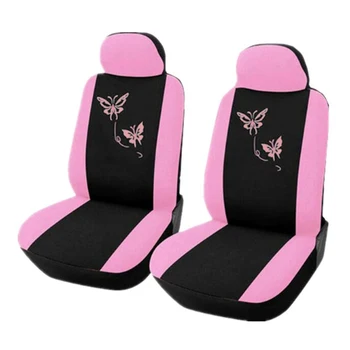 

Decoration Styling Car Seat Cover Butterfly Embroidery Interior Wear Resistant Dust Protector Universal Dirtproof Accessories