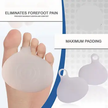 

Durable 2pcs SEBS Window Shopping Absorbing Pain Gel Shoe Insole Insole Healthy Foot Care Gel Foot Cushions Travel