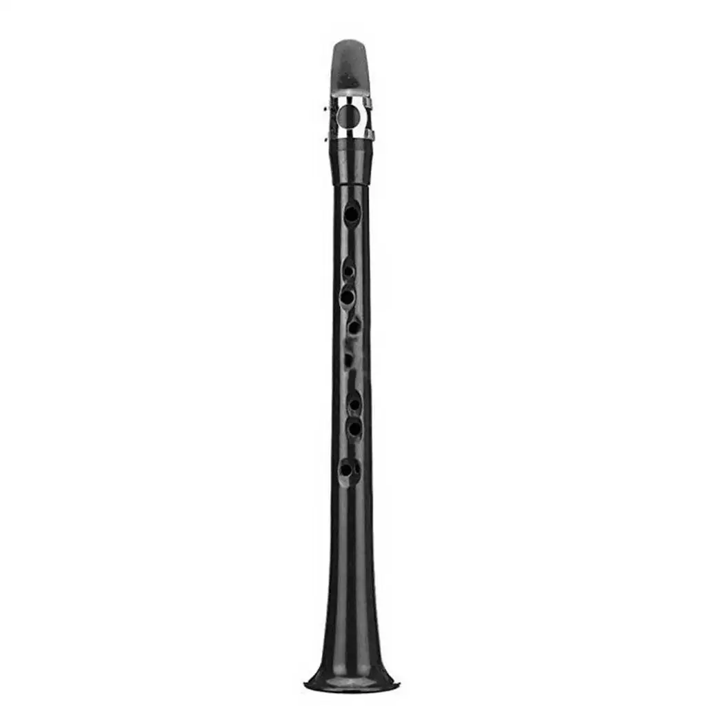 Black Mini Saxophone Simple Clarinet Large 39cm/15.4inch Horn Type 130g