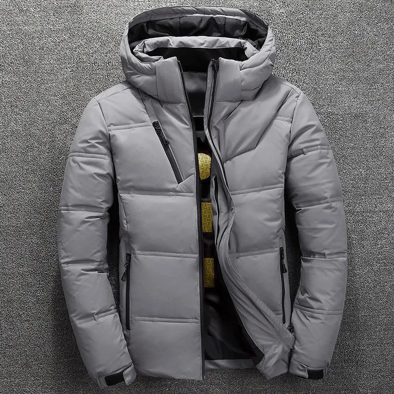 Goedkoop BOLUBAO 2019 Winter Down Parka Heren Kwaliteit Thermische Dikke Parka Mannelijke Warm Uitloper Mode Witte Eend Donsjack Mannen Jassen