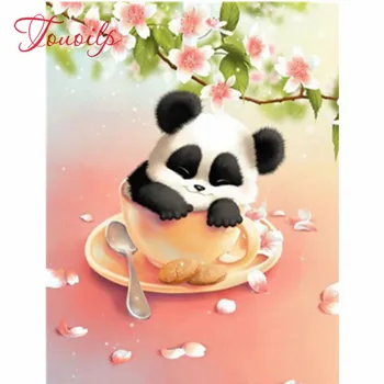 

diamant peinture Animal 5D bricolage diamant broderie Panda plein carré strass mosaïque artisanat Kit décoration de la maison