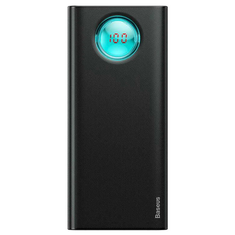 Baseus 20000mAh power Bank 18W PD3.0+ QC3.0 быстрое зарядное устройство для Xiaomi huawei iPhone X портативное зарядное устройство для путешествий - Цвет: Black 20000mAh