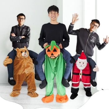 

Novelty Fun Unisex Costume Party Stage Performance Costume With Stuff Your Own Legs Festive Party Supplies FP8