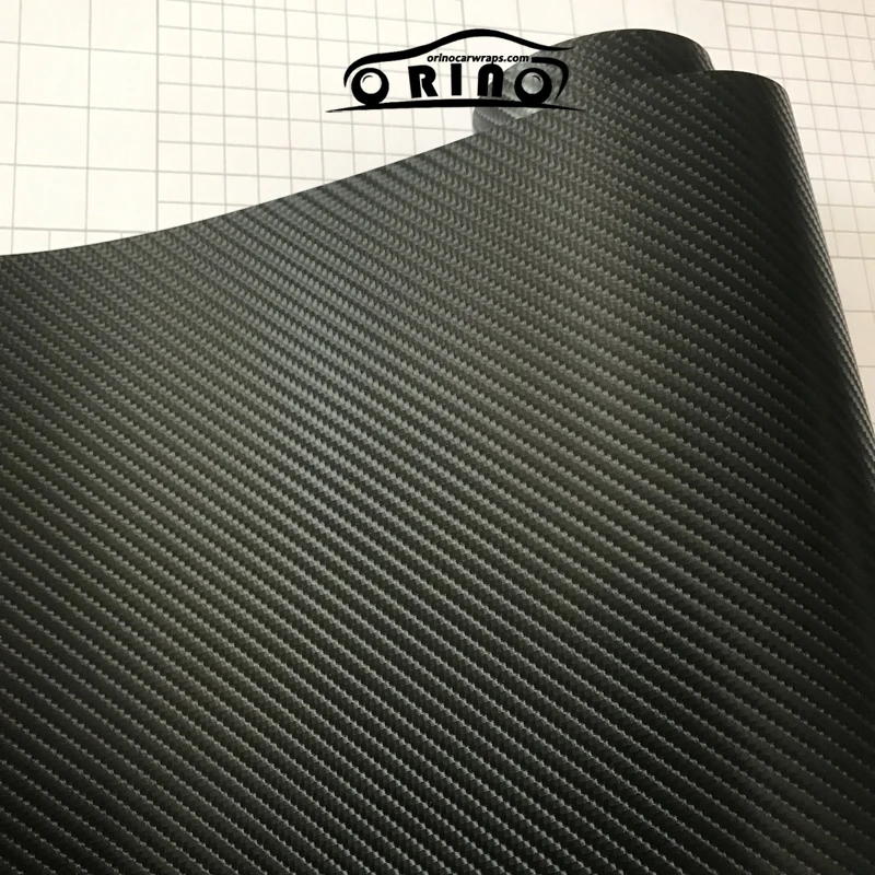 4D Black Carbon Fiber Vinyl Film-2