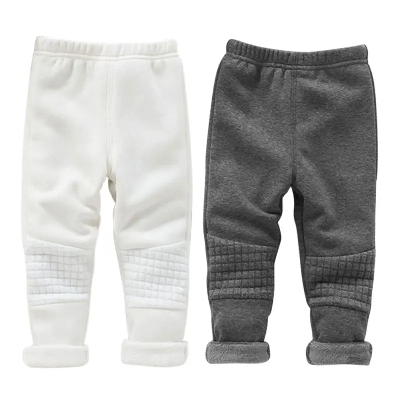 

Autumn children sport pants winter baby boys girls pants warm clothes pant kids plus velvet thickening trousers leggings