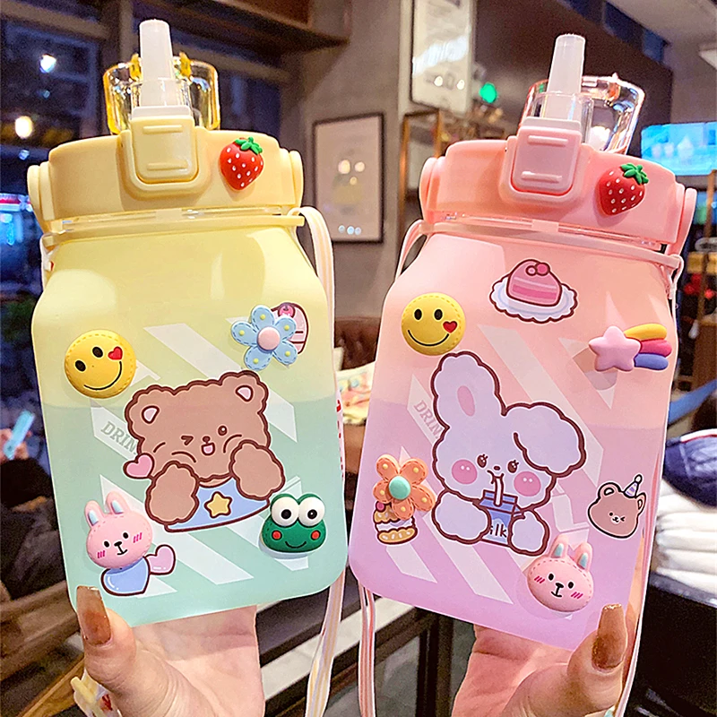 Kawaii Jumbo Pastel Style Water Bottle