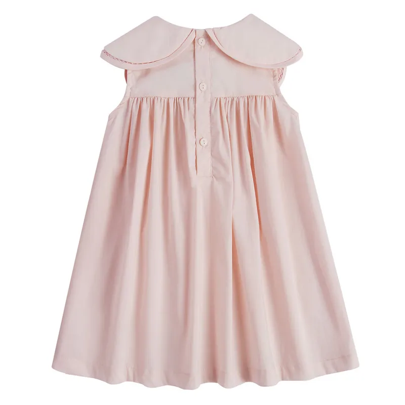 Girls Cute Summer Dress For Toddler Kids Cotton Outfit Boy Baby Jumpsuit Sister Brother Clothes Girl Sleeveless Pink Dresses