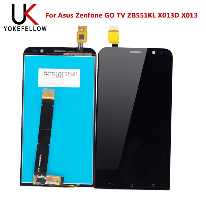 ЖК дисплей для Asus Zenfone GO TV ZB551KL X013D X013 100% тестирование сенсорный экран с цифровым