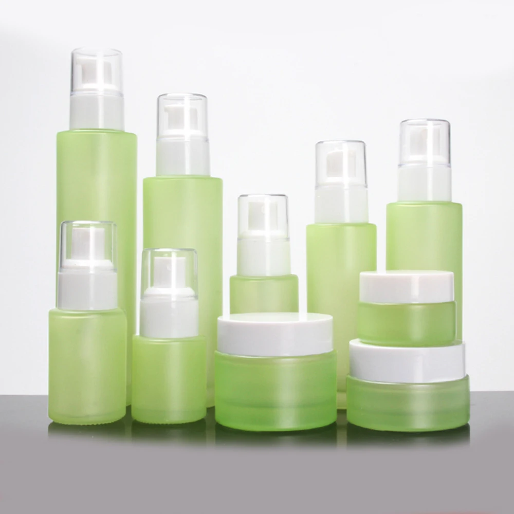 

20 мл матовый/синий флакон для лосьона Grren, пустой стеклянный флакон для духов с распылителем