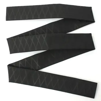 1M*30MM Waterproof Non Slip Textured Heat Shrink Tubing for Fishing Rod Handle Grip Cover Pole Black 4