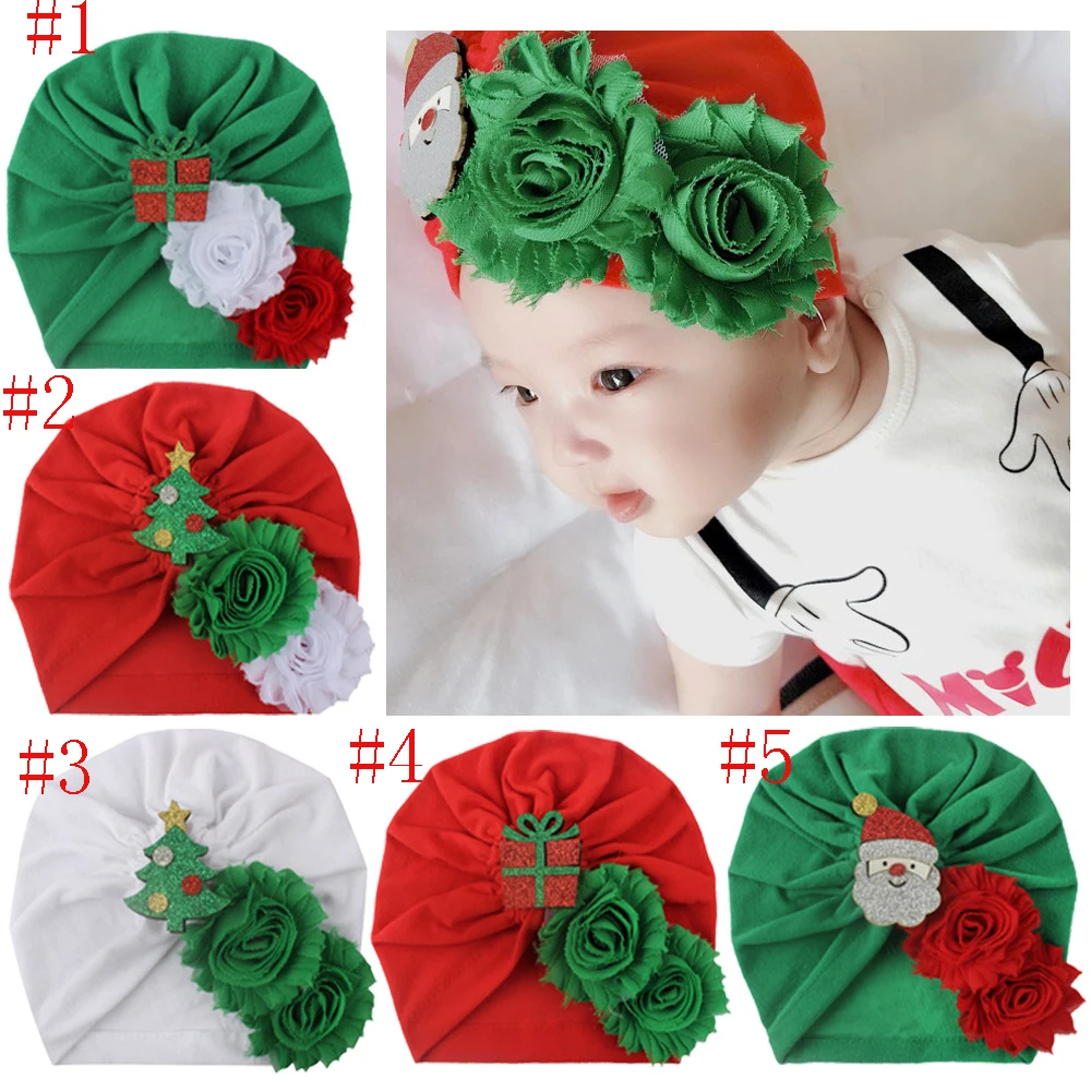 Новинка 24 шт./лот Хлопок Смесь тюрбан шляпа дети новорожденный бант Beanie Стиль Топ узел шапки аксессуары для волос на Рождество вечерние головные уборы