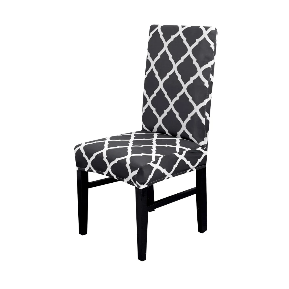 1/2/4 шт. печатные эластичные чехлы на кресла Seat чехлы на стулья съемный Обеденная офисное кресло, моющееся покрытие растянуть банкет Hotel - Цвет: 16