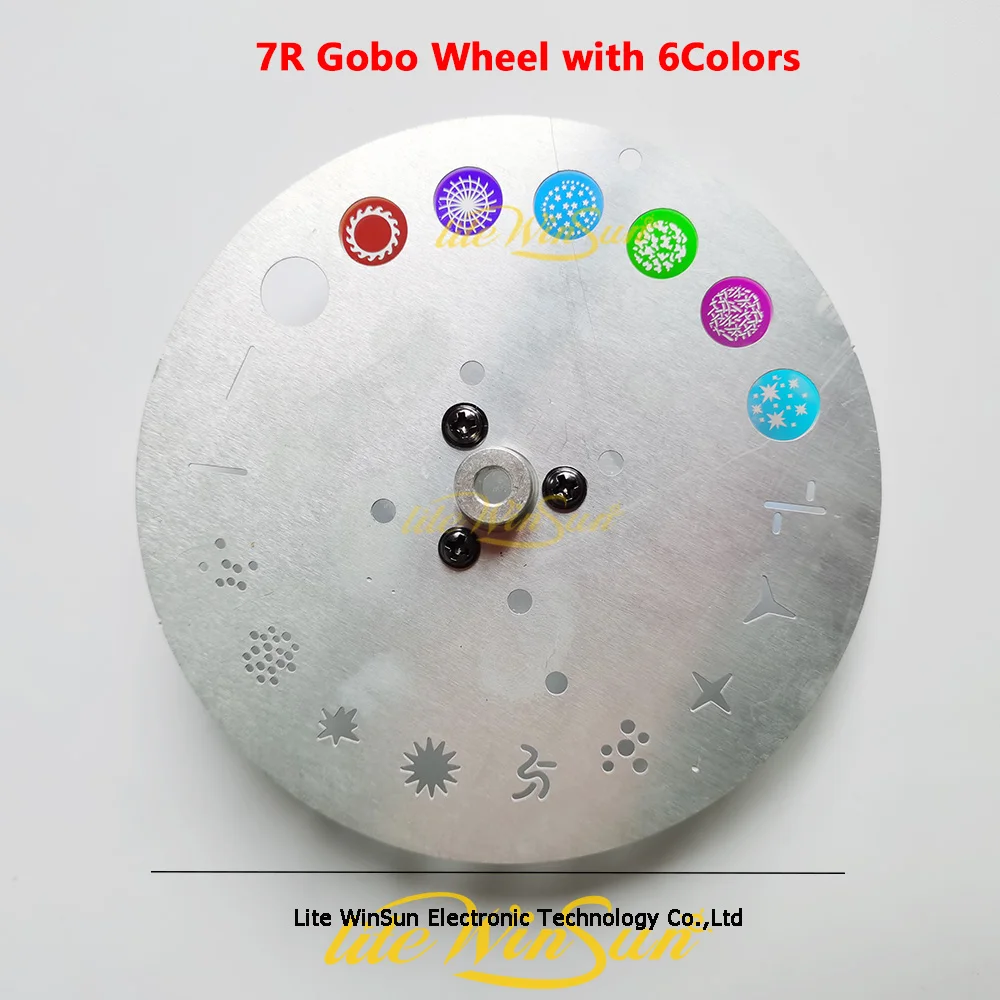 1pc New Gobo Wheel With Color Gobo For 5r 7r Beam Moving Head Lighting