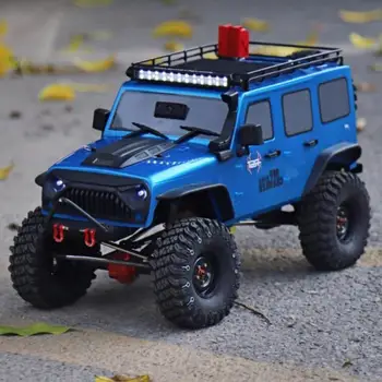 

HSP Unlimited Remote Control Climbing Car 2.4GHz RC 4WD Off-road Vehicle Simulation Vehicle with Roof Lights and Luggage Rack