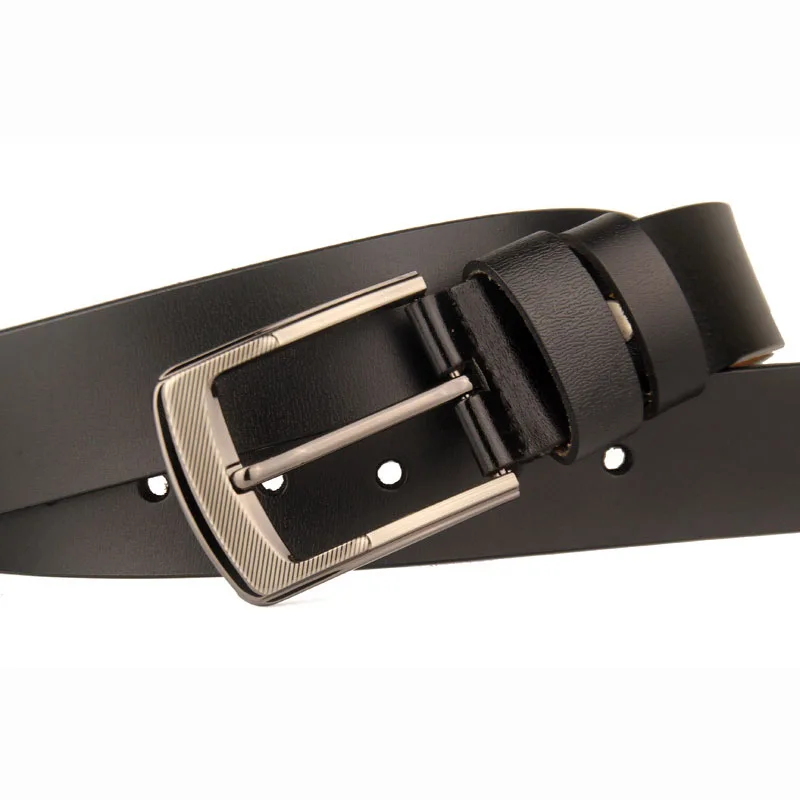 Large Size Men's Genuine Leather 160 170cm Long Pin Buckle Belts for Man Casual Designer Belts Men High Quality Cowskin Belt