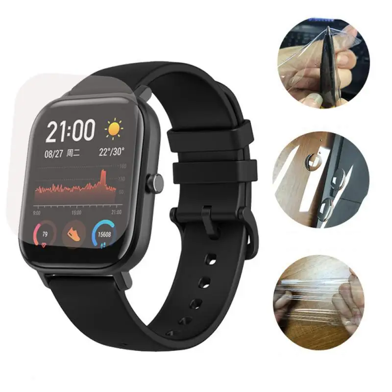 1 шт. защита экрана из закаленного стекла 2019 для AMAZFIT GTS защитный чехол умных часов