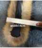 Real Raccoon Fur Collar Womens Natural Fur Gray Collar Real Fur Shawl Raccoon collar Fur Scraves ► Photo 3/6