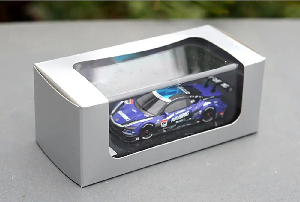 1/64 Honda NSX CONCEPT-GT GT500 Гоночная машина#100 литая модель автомобиля коллекционная игрушка