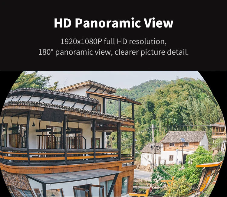 Xiaovv D6 умная 1080P настенная ip-камера в форме лампы 180 ° Панорамное ночное видение Обнаружение умный ребенок спальный монитор