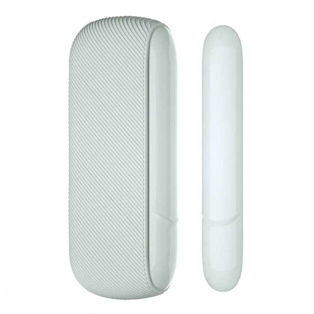 JINXINGCHENG 13 цветов полный Силиконовый чехол для Iqos 3,0 Крышка+ Боковая крышка для IQOS 3,0 магнитные аксессуары сменный Внешний чехол - Цвет: Слоновая кость
