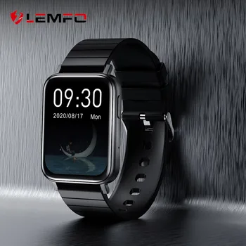 

LEMFO Smart Watch 2020 1.65 Inch HD Display Bluetooth Call Smartwatch Men 18 Languages 12 Hours of Continuous Music Playback