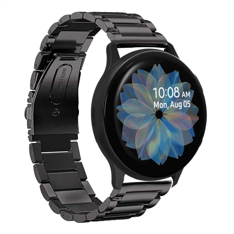 

Stainless Steel Strap For Galaxy Watch Active2 40mm 44mm Bands 20mm 22mm for Samsung Galaxy Watch Active 2 3 41 45mm watchband